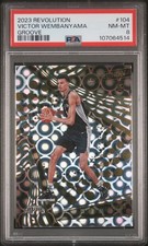 2023 PANINI REVOLUTION GROOVE #104 VICTOR WEMBANYAMA PSA 8