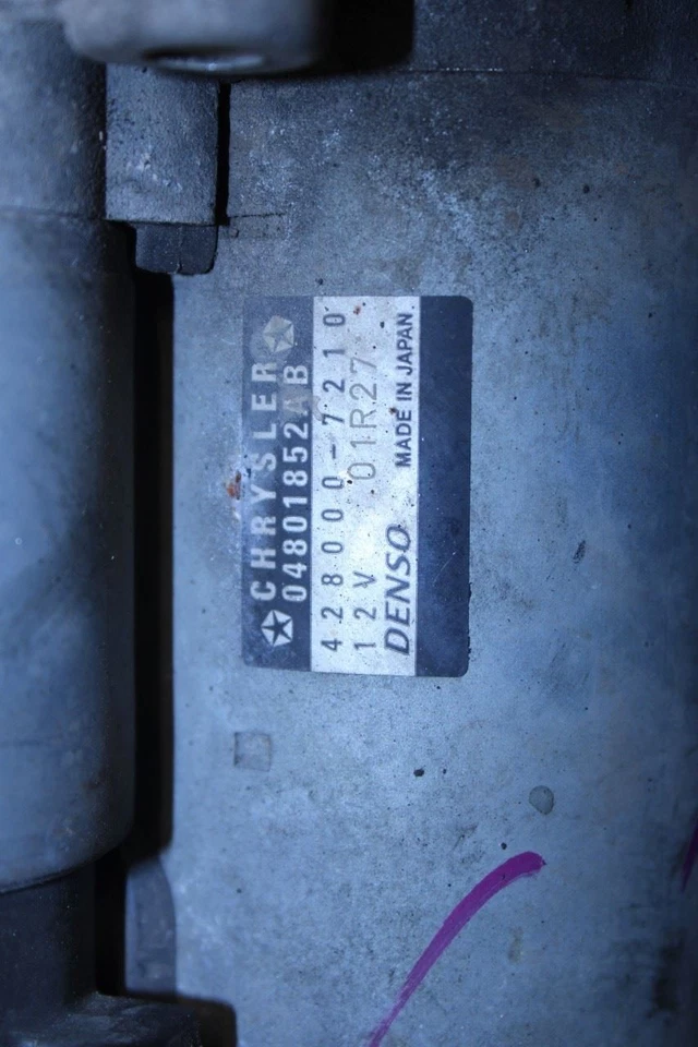 Dodge Challenger SXT 2012-2016 motor de arranque de 3,6 L 04801852AB fabricante original Foto 2 de 4