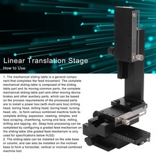 ⁺Linear Translation Stage XYZ Axis Manual Trimming Adjustable Platform 40 X 90mm