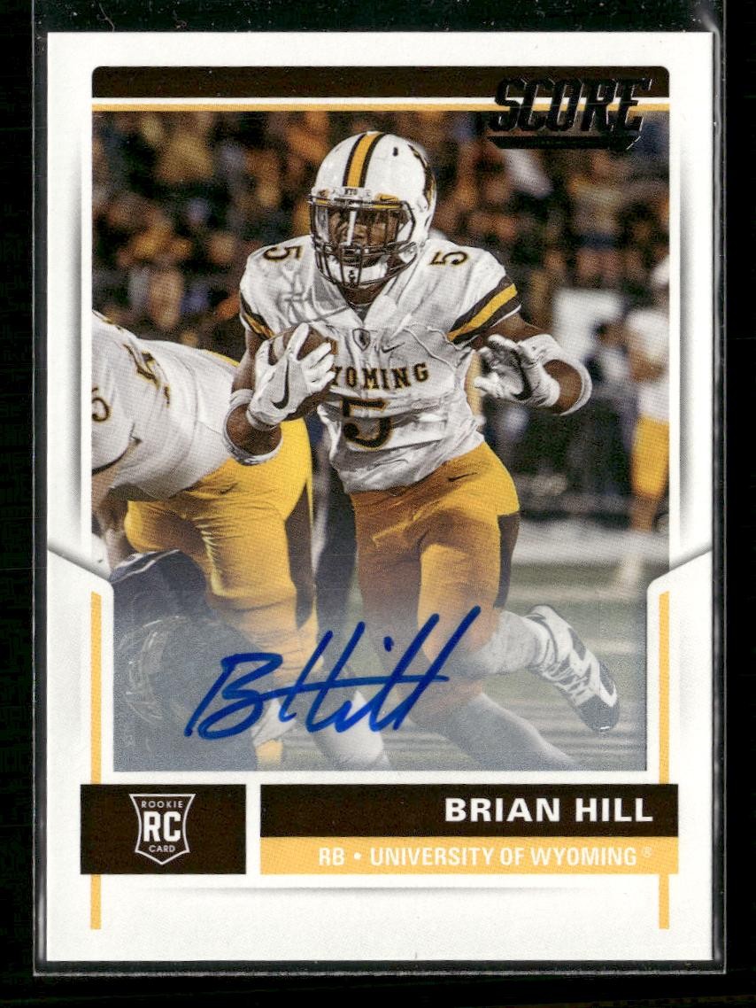Brian Hill Panini Score #424 Autograph
