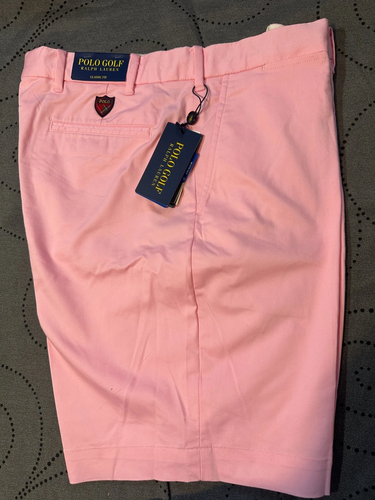 POLO RALPH LAUREN GOLF CLASSIC FIT PINK SHORTS SIZE 38 MEN NWT $98.50