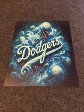 Los Angeles Dodgers Metal Sign
