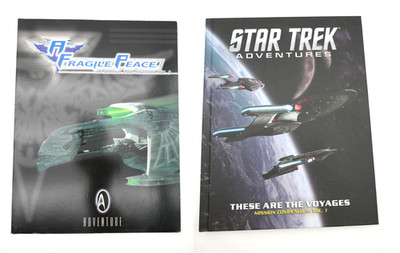 Star Trek Adventures These are the Voyages & A Fragile Peace RPG  D&D Tabletop