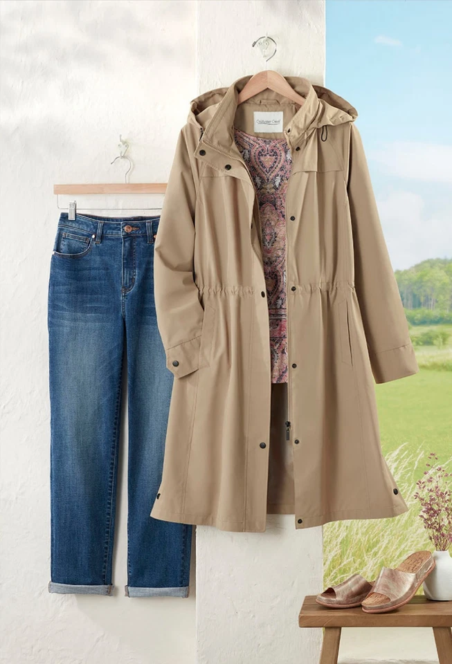 Coldwater Creek Pack-It Coat 3 color available - Image 4 of 4