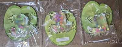 SQUISH TOY FROGS LOT OF 3 TOYSMITH 3 INCH SQUEEZY FROGS #20289 NEW/SEALED