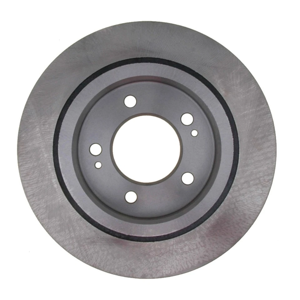 Rotor de freno ACDelco genuino para Hyundai Sonata 2015-2023 | trasero | plateado | sólido Foto 3 de 4