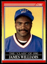 1990 SCORE JAMES WILLIAMS #613 BUFFALO BILLS 3390