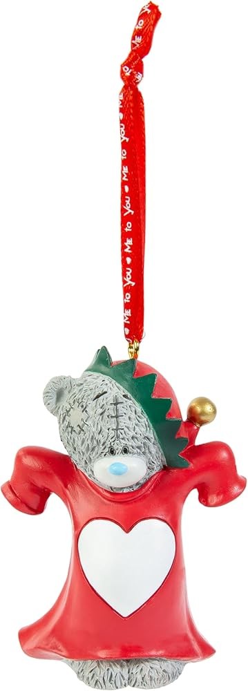 Tatty Teddy Christmas Jumper Tree Decoration Satin Ribbon Official Collection