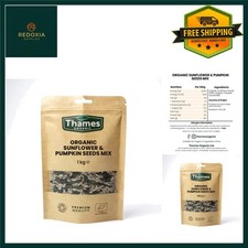 Organic Crunchy Sunflower & Pumpkin Seed Mix 1kg Resealable Bag 24.99 per kilo