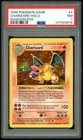 1999 POKEMON GAME BASE SET CHARIZARD-HOLO SHADOWLESS #4 PSA 7
