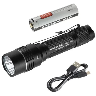 Streamlight 89022 Protac HP-X USB Flashlight 800 Lumens Black