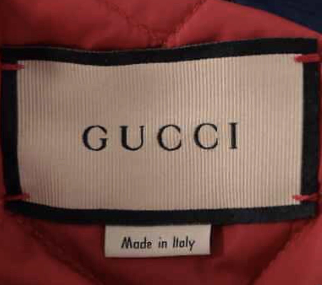 Authentic Gucci Nylon Jacket Script Colorblock Pa… - image 7