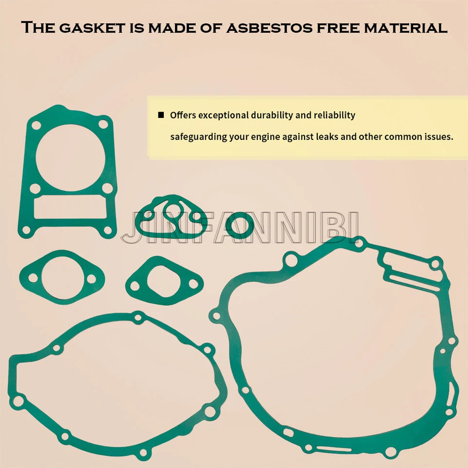 Complete Engine Gasket Seals Kit w/Spark Plug for Yamaha TTR125 TTR125E TTR125LE - Изображение 3 из 4