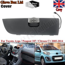 RHD Glove Box Lid Cover in Grey for Toyota Aygo Peugeot 107 Citroen C1 2005-2011
