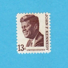 1965 JOHN F KENNEDY STAMP PRESIDENT POLITICIAN UNITED STATES BROWN POSTAGE MNH