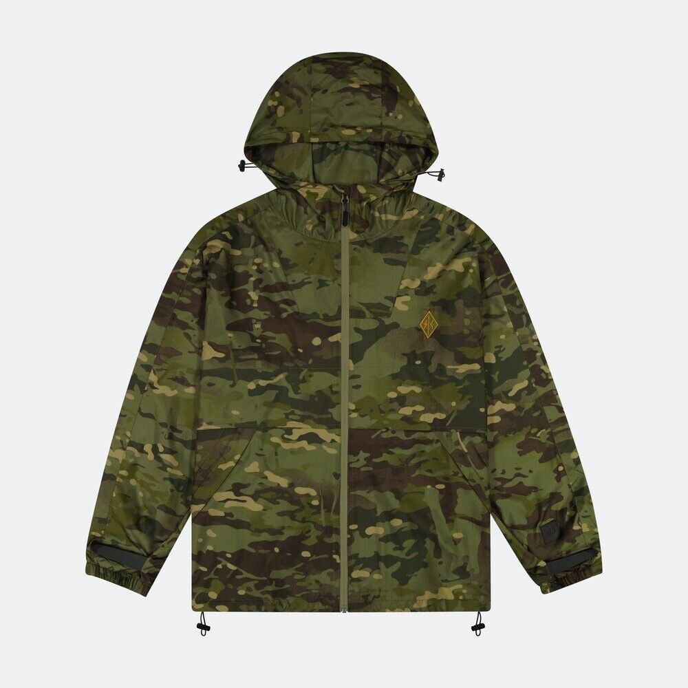 QILO IRREGULARS Retro Windbreaker Multicam Tropic Camo Jacket Green Small  ver 2