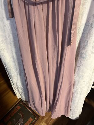 plum and silver bridesmaid dresses Ellie Wilde EW36083 A Line Lace Long Formal Prom Dress