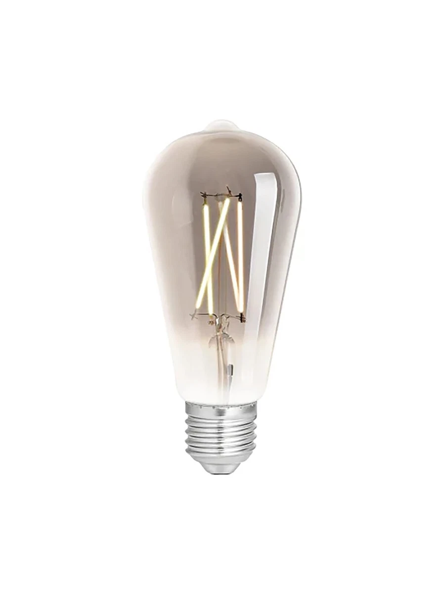 4Lite WiZ Connected SMART LED WiFi Filament Bulb ST64 Clear Smoky