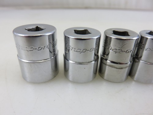 Snap-On SAE Shallow Socket Set 1/4"dr. 6pt TM 5/32"-9/16" 11pc - Picture 2 of 23