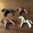 Vintage Playmobil Geobra Horses Lot Of (4) (lot #6)