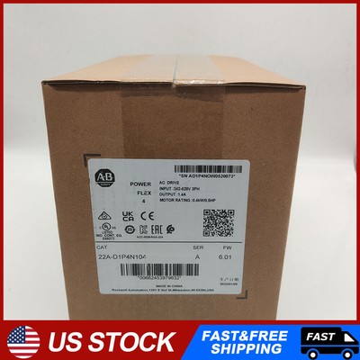 AB 22A-D1P4N104 PowerFlex4 AC Drive 22AD1P4N104 NEW Factory Sealed Stock