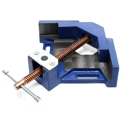 WILTEC Winkelschraubstock Winkelzwinge Schraubstock Gehrungszwinge Winkelspanner