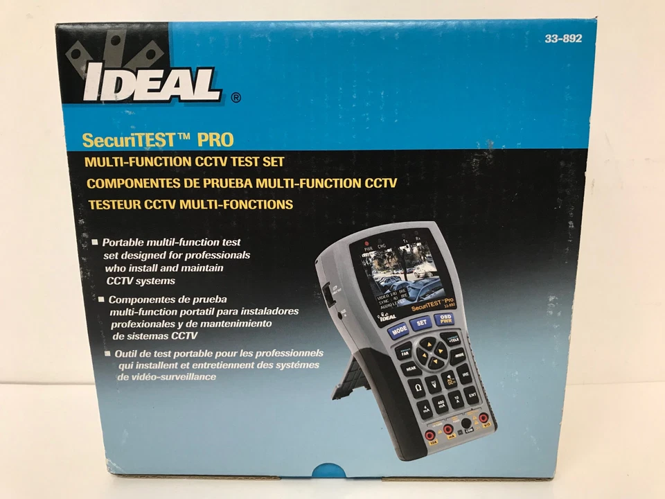 IDEAL NETWORKS 33-892 SECURITEST PRO MULTI-FUNCTION CCTV TEST SET NEW - Image 3 of 4