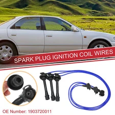 3pcs Spark Plug Wire Ignition Coil Cable No.1903720011 for Toyota Camry Sienna