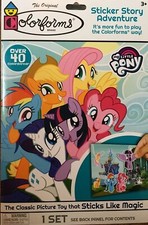 Colorforms My Little Pony Adventure Play Set Sticks Like Magic. 40 Pieces. NEW 