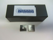 10x HM - Wendeplatten / Wendemesser 11,6x12x1,5 mm Z2 35&deg; 1 Loch Made in Germany