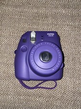 Fujifilm Instax Mini 8 Instant Film Camera Purple FILM TESTED WORKS Great 
