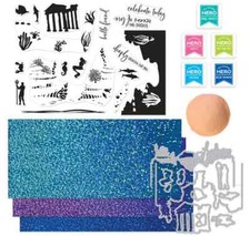 Hero Arts MY MONTHLY HERO KIT JULY 2020 NEW Stamps Dies Atlantis Mermaid