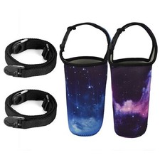 Bolsa para taza de botella de agua de 30 oz 2 piezas con correa para el hombro con asa para YETI Rtic Atlin