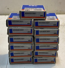 13 Quantity KBC Bearings 6203DDC3G81  40mm OD 17mm Bore 12mm Thick 13 Qty 