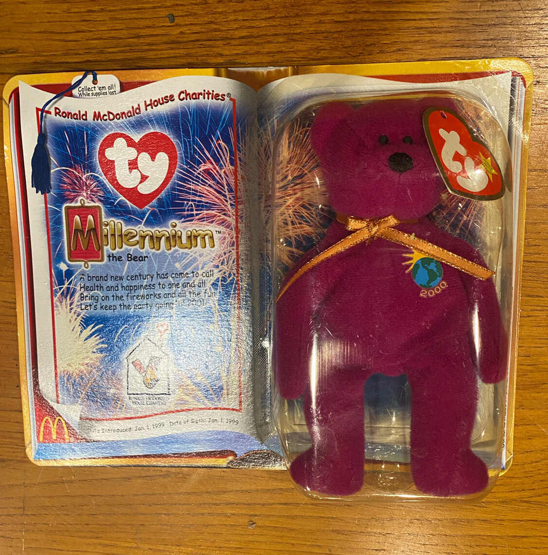 Clearance ty millennium bear mcdonalds value Sale