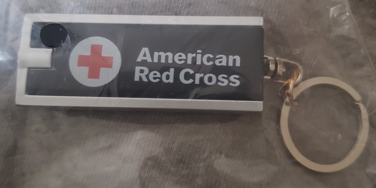 American Red Cross PROMO Keychain LED Flashlight NEW Bagged eBay
