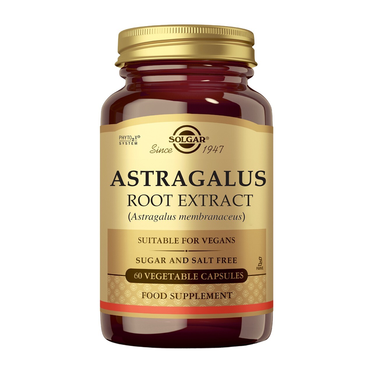Solgar Astragalus Root Extract 60 Vegetable Capsules