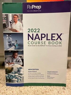 New RXPrep 2022 NAPLEX Coursebook Study Guide, ISBN 9780578906720 SHIPS ...