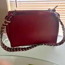 Vittoria Napoli Italian Leather Martine Women's Shoulder Bag (red)