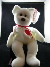 Vintage Rare 1993 Error TY Bennie Babies Valentino with Case & Tag- Brown Nose 