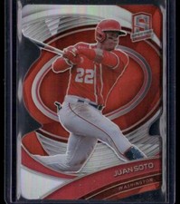 2021 Panini Spectra #55 Juan Soto Neon Orange Die Cut #/15