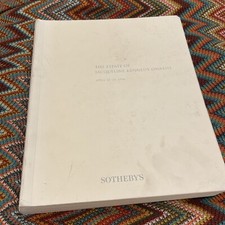Vintage ESTATE OF JACQUELINE KENNEDY ONASSIS Sothebys Catalog Sale #6834