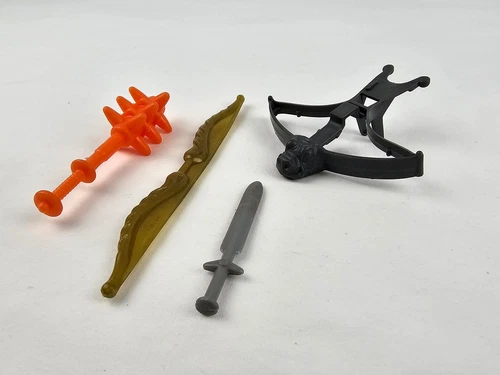 Vintage MOTU Weapons Lot of 4 He-Man Masters of the Universe Accessories