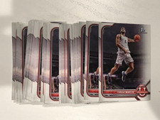 Player Lot (47) TYRESE MARTIN Hawks 2021-22 Bowman University Base Rookie Cards