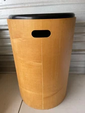 Pablo Pardo Designs Studio Tom Tom Contemporary Ottoman Storage Stool Wood