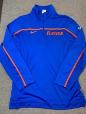 Florida Gators Nike Dri Fit Jacket Warmup Blue Orange Football Basketball