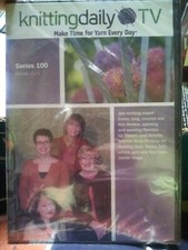 Knitting Daily TV, Series 100, Episodes 1-13,  2008, 4 disc DVD, BRAND NEW