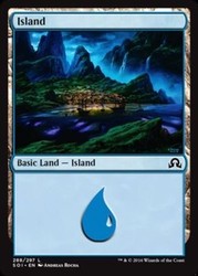 Island #288 Foil Shadows Over Innistrad MTG