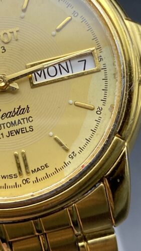 ๐จ๐ญ SWISS VTG TISSOT SEASTAR AUTOMATIC ETA A660/760 GOLD PLATED Sapphire WATCH - Picture 16 of 16