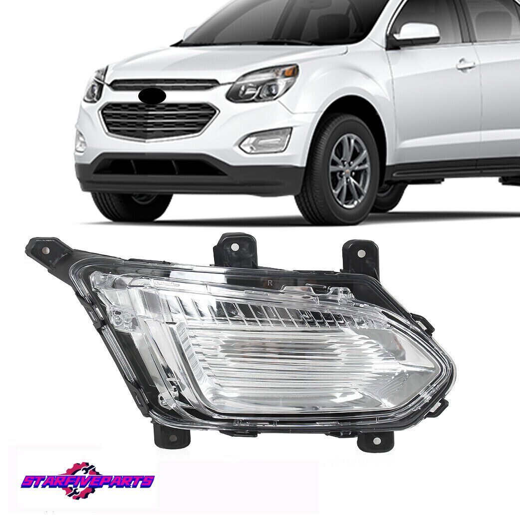 Front LED Daytime Running DRL Fog Light Right Side For Chevy Equinox 2016-2017